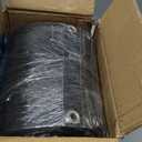 Riakrum 8 Pcs Heated Snow Melting Mats Outdoor, 10 x 30 in Winter Anti-Slip Heated Rubber Mat for Walkways Decks and Sidewalks, Electric Snow and Ice Melting Pads Connection with 9.84 ft Power Cord