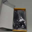 EZDIY-FAB PSU Cable Extension Sleeved Custom Mod GPU PC Power Supply Soft Nylon Braided with Comb Kit 24PIN/8PIN to 6+2Pin/ 8PIN to 4+4PIN-30CM 300MM - Black