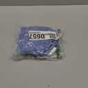 Women's Camisole Leotard with Adjustable Straps for Ballet Dance Leotards (Medium, Dragonfly Blue/White Line)