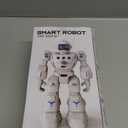 Robot Toys for Kids, Programmable Remote Control Robot with Walking, Sliding, Singing and Dancing, RC Gesture Sensing Control Smart Robots for Age 3-12 3-5 Kids Christmas Birthday (White)