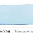 Sunflower Body Pillowcase 100% Cotton Long Pillow Cover/Case Envelope Closure 1 Pack, 2154 inches Ashley Blue, Soft and Breathable
