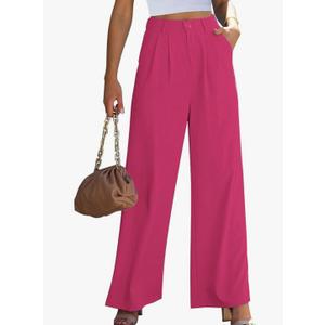 Wide Leg Pants for Women Work Business Casual High Waisted Dressy Pants Flowy Trousers Office Large Wide Leg Pants for Women Work Business Casual High Waisted Dressy Pants Flowy Trousers Office Large