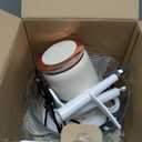 Food Processors 300W Electric Chicken Shredder Meat Grinder with Dual Blades and Full Copper Motor, 2L Food Chopper for Meat/Cooked Chicken Breast/Fish/Vegetable/Baby Food/Pet Food(Large) (2L) Beige