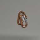 Cute Carabiner Clip, 3" Aluminum Alloy Caribeener D Ring, Spring Snap Hook for Keychain Clip