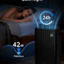 4500 Sq.Ft Dehumidifier with Drain Hose Max 80 Pint, for Basement, Bathroom, Bedroom, Home, Automatic Defrosting, Intelligent Humidity Control with 24HR Timer, Smart Quiet Dehumidifiers, Black
