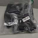 Almusen Snow Boots for Womens Winter Shoes: Warm Fur Lining Mid Calf Boots Women Anti Slip Waterproof Hook Loop Comfortable Outdoor Boot (8, Black)