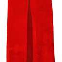 DERAYEE Kids Halloween Red Cape, 1PC Halloween Hooded Velvet Cloak for Boys Girls Halloween Cosplay Costume 90CM (Small)