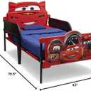 Delta Children Plastic 3D-Footboard Twin Bed, Disney/Pixar Cars