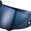 Soman C10 Visor, Tinted HJ-34P Shield Replacement Compatible with C10 Helmet UV Protection (Deep Smoke)