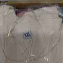 3 Pack Women's Ribbed Tank Tops High Neck Sleeveless Knit Tees 95% Cotton Slim Fitted Basic Cami Undershirts (XX-Large, Black, Mocha, Cream)