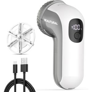 BEAUTURAL Fabric Shaver and Lint Remover, Portable Sweater Defuzzer