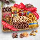 A Gift Inside Merry Christmas Chocolate Caramel and Crunch Grand Gift Basket (EXP 09/25/26)