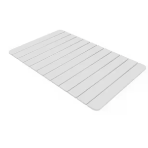 34 in. x 21 in. Quick Dry Water Absorbing Diatomite White Under-Sink Mat CB-DUM-W-L