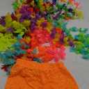 50pcs Hawaiian Leis Decorations, Hawaiian Leis Bulk Flower Necklaces Luau Party Decor, Colorful Hula Dance Celebration Tropical Summer Beach Pool Parties, Hawaiian Flower Leis for Party Favors Decor