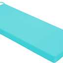 Mrsenloi Outdoor Bench Cushion 48x18x3 Inch with Ties, Thick Waterproof Porch Swing Cushions for Patio Furniture Chair Pad, Seat Sofa Garden Replacement Cushion Sponge Filling (Teal)