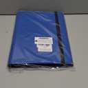 Premium 9 Pocket Card Binder for 360 Cards, Fabmaker PU Cover Trading Card Binder, Sturdy Card Collection Album, Sleek Card Holder Folders for Game Cards & Sports Cards, Royal Blue