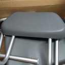 PIDOSO Sliding Shower Chair with Swivel Seat, Rotating Tub Transfer Bench Shower Bench with Padded Seat and Backrest for Elderly and Disabled, Gray