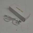 FONHCOO Light Blocking Glasses Women Men TR90 Round Computer Eyeglasses