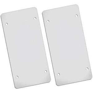 Flat Clear License Plate Cover 2 Pack of Heavy Duty Shields Ubreakable