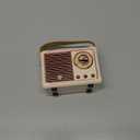 Retro Bluetooth Speaker, Portable Wireless Speaker with Crystal Clear Stereo Sound Rich Bass, Vintage Decor, Birthday Gifts for Women Teenage (Beige)