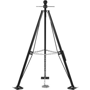 A-KARCK Gooseneck Tripod Stabilizer for 5th Wheel or Trailer, Fifth Wheel Adjustable Tripod Stabilizer with 7500lb Load Capacity, 2-5/16 inch Ball
