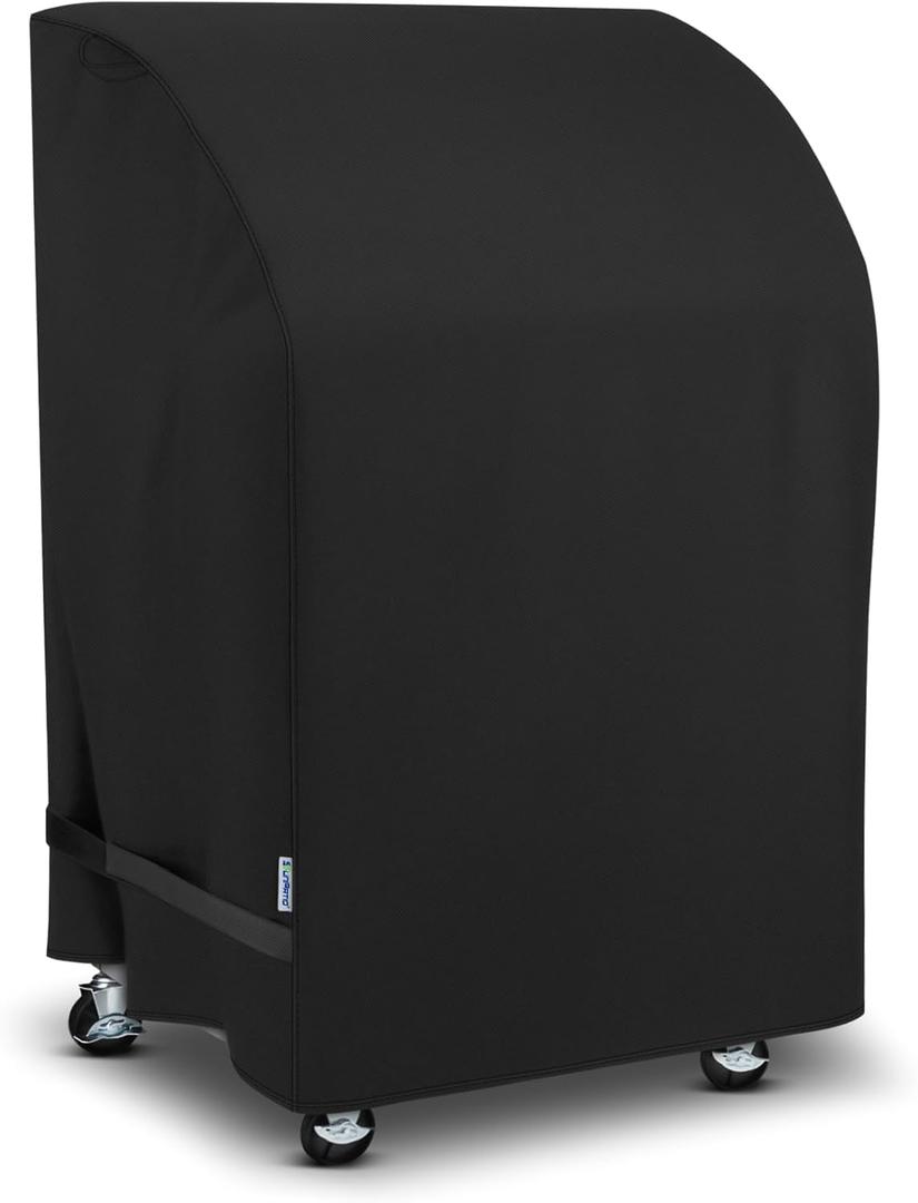 SunPatio 2 Burner Gas Grill Cover 32 inch, Heavy Duty Waterproof Small BBQ Grilling Cover, Compatible for Weber Char-Broil Nexgrill and More Grills with Collapsed Side Tables, All Weather Protection