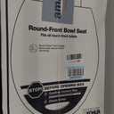 KOHLER 20111-0 Brevia, Slow Close Toilet Seat, Round Toilet Seat, Grip-Tight Bumpers Quick-Attach Hardware, White