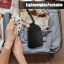 Small Hiking Backpack, Foldable Backpacks Lightweight & Foldable, Hiking Backpack Small for Packable & Camping, Women & Men (Black)