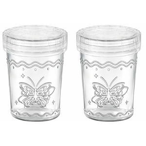 R.repad yay 4Pack 20oz Glass Jars with Lids, Mason Jars, BPA free Wide Mouth Glass Jars with Lids, Food Storage Containers for Snacks, Yogurt, Salad, Fridge, Meal Prep（Mixed color）