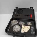 4 Inch Wood Lathe Chuck Set 1-1/4x 8tpi Thread and 1"x8tpi Adapter, Nickel Plated Self Centering 4 Jaw Wood Turning Chuck set(5 jaws)