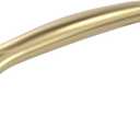 Amerock | Cabinet Pull | Golden Champagne | 3-3/4 in (96 mm) Center-to-Center Drawer Pull | Renown | Kitchen and Bath Hardware | Furniture Hardware
