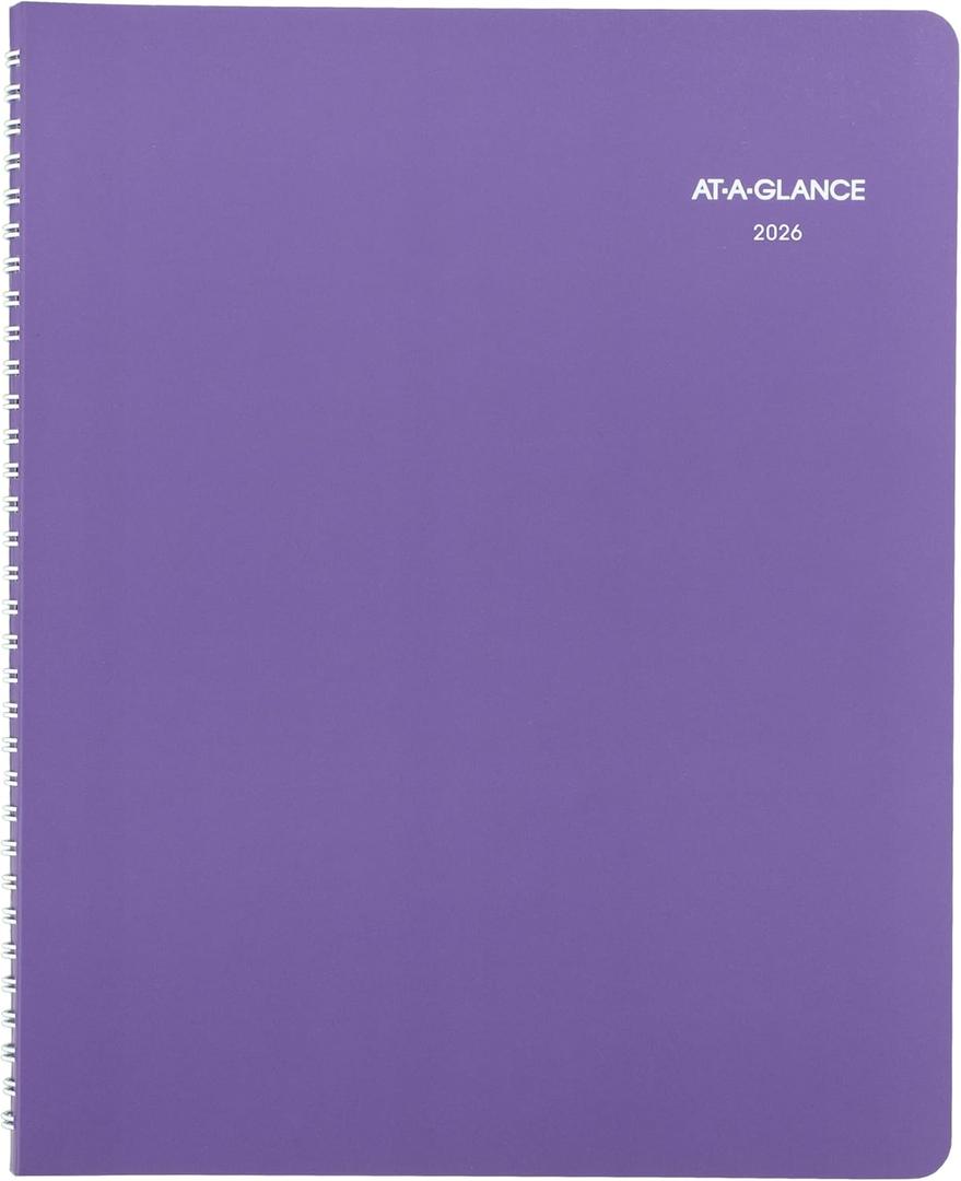 AT-A-GLANCE 2026 Planner, Weekly & Monthly, 8.5" x 11", Large, Beautiful Day (938P-905-26)