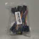 AITRIP 3Kits 9Pin Connector Waterproof Connector,Male and Female Way 16 AWG Wire Suitable for car Truck, Boat and Other Wire Connection