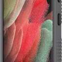 Speck Products Presidio2 Grip Samsung Galaxy S21 Ultra 5G, Graphite Grey/Black/Bold Red