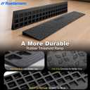 Ruedamann 1.4" Rise Threshold Ramps for Doorways, 35.5'' Wide Rubber Ramp