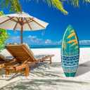 Life Size Cardboard Cutout Standup | Waterproof | Surfboard Teal