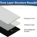 DIYMAG Magnetic Adhesive Sheets, |8" x 10"|, 50 Pack Magnetic Sheets with Adhesive Backing, Flexible Magnet Sheets for Crafts, Photos and Die Storage, Easy Peel and Stick, Easy to Cut into Any Size