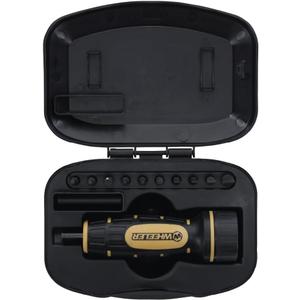 Wheeler Manual Firearms Accurizing Torque Wrench with Inch/Pounds Measurement, Bits and Storage Case for Scope Mounting, Gunsmithing and Maintenance