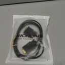 Wonlyus DVI to VGA Cable, DVI-D 24+1 to VGA 6 Feet Cable Male to Male Gold-Plated Cord for Computer, PC Host, Laptop, Graphics Card to HDTV, LG HP Dell Monitor, Display Screen and Projector, 6 Feet 