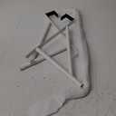 Over The Door Hanger for Clothes, Stainless Door Hangers for Clothing, Over The Door Clothes Drying Rack for laundry, Over Door Hanger Organizer with 2 Hooks for Hanging Towels & Coats, White