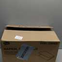 Mind Reader Mop Bucket with Wringer (Mop Not Included), 5.5 Gallon Cleaning Bucket with Wheels and Handle, Upward Press Wringer, Small Mop Compatible, Yellow