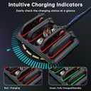 Charging Dock for Nintendo Switch 2 Controller, [4 Game Card Storage Slot] [RBG LED Indicators] 4 in 1 Magnetic Controller Fast Charger Station Dock for Nintendo Switch 2 Accessories