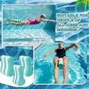 Soulchen 3 Pack Swimming Pull Float, 3 Sizes EVA Swimming Kickboard Swim Buoy 5 Layer Training Leg Float Aid Pool Buoy for Lap Training, Combo Pull for Adults and Beginners Train