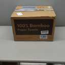 Amazon Aware 100% Bamboo Paper Towels, 12 Rolls, 2 ply, FSC Certified, 150 Sheets, 1800 Count, Pack of 12, Plastic-Free, White