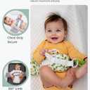 Changing Pad Strap Soft, Adjustable & Secure Anti-Escape for Infants 0-24 Months. Universal Fit for Changing Pads & Changing Tables, Easy-Clean Fabric. Comfortable & Portable (Green)