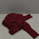 PRETTYGARDEN Womens Long Sleeve Quarter Zip Pullover Sweater Casual Loose V Neck Collared Ribbed Knit Jumper Tops Thumb Hole (X-Large)