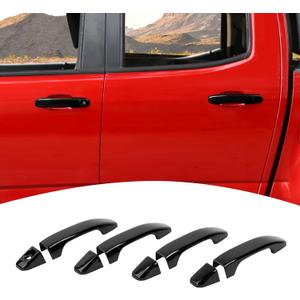 for Colorado Door Handle Cover Trim for Chevy Colorado/GMC Canyon 2014-2022 Black Exterior Accessories 4pcs