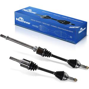 MAXFAVOR CV Axle Joint AWD Replacement for Nissan Rogue 2008-2013 S SL SV Sport, Rogue Select 2014-2015, CV Axle Assembly Front Left Right, only fit for 2.5L l4 All Wheel Drive and Auto CVT Trans