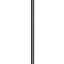 38 Inch Steel Measuring Cane Long Ground Marking Pole, Construction Outdoor Surveying Tool Compatible with Long Measuring Tape for DIY Layout Landscaping Shot Put Discus Jump, Black