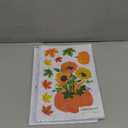 27 Sheets Fall Window Clings，Thanksgiving Window Stickers Pumpkin Maple Leaf Double-Sided Window Art Seasons Decals for Autumn School Home Office Accessories Toddler Party Supplies Gifts(Fall 2)